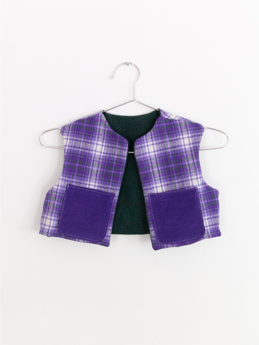 Handmade Reversible Kids Vest - Picture 3 of 5